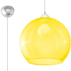 Lampa wisząca BALL żółta