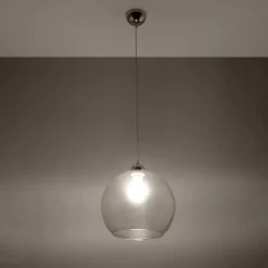 Lampa wisząca BALL transparentny
