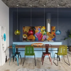 Lampa wisząca BALL zielona