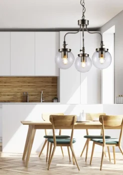 Lampa wisząca Ballet 3x40W E27 patynowy