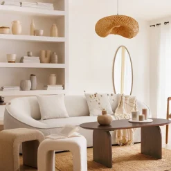 Lampa wisząca Beddy bambusowa