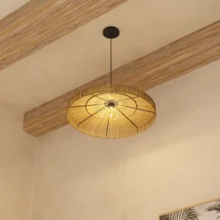 Lampa wisząca Bellamy 58 cm juta