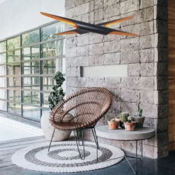 Lampa wisząca BLACK TUBE czarno złota 100 cm