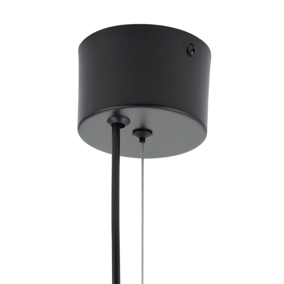 Lampa wisząca BOOM LED szaro złota 25 cm