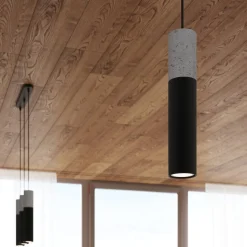 Lampa wisząca BORGIO 1 czarny