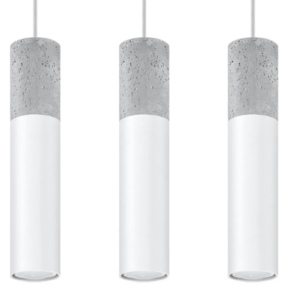 Lampa wisząca BORGIO 3L biały