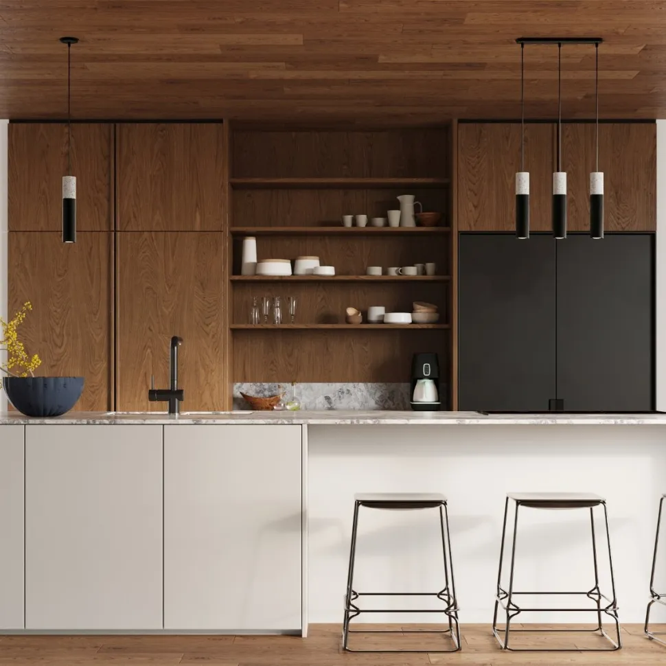 Lampa wisząca BORGIO 3P czarny