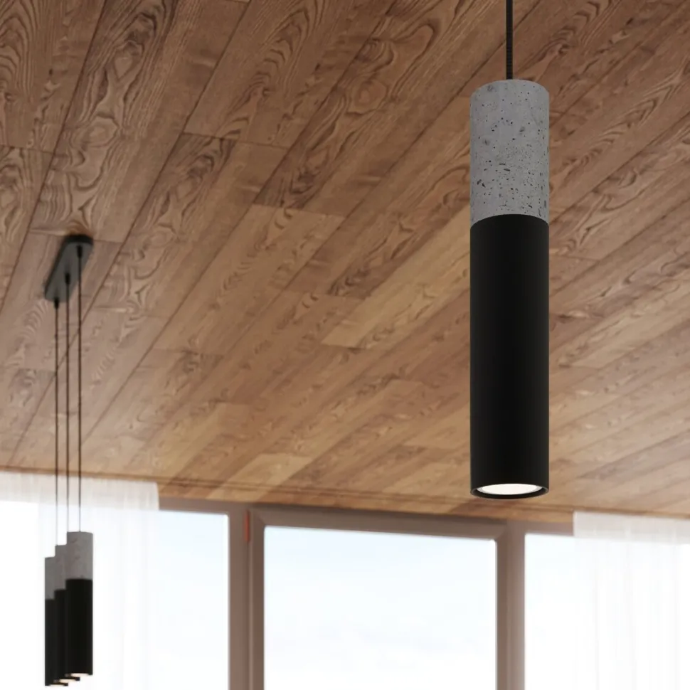 Lampa wisząca BORGIO 3P czarny