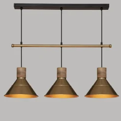 Lampa wisząca Bota złota