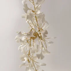 Lampa wisząca BOTANIKA WAVE złoto biała 125 cm