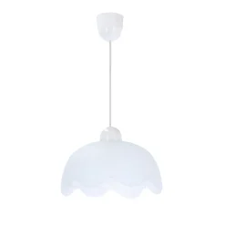Lampa wisząca Bratek 25 1x60W E27 klosz  biały