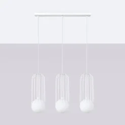 Lampa wisząca BRINA 3L biała