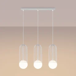 Lampa wisząca BRINA 3L biała