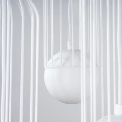 Lampa wisząca BRINA 3P biała