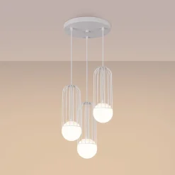 Lampa wisząca BRINA 3P biała