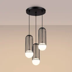 Lampa wisząca BRINA 3P czarna