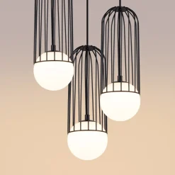 Lampa wisząca BRINA 3P czarna