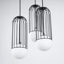 Lampa wisząca BRINA 3P czarna