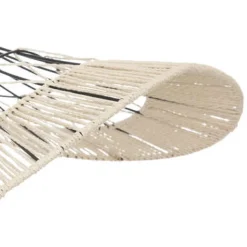 Lampa wisząca Caly 75cm czarna/naturalna