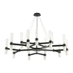 Lampa wisząca CANDELA-15 czarna 120 cm