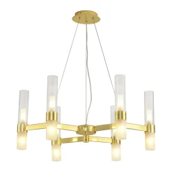 Lampa wisząca CANDELA-6 złota 70 cm