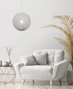 Lampa wisząca Caruba 1x60W E27 biały 50