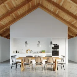 Lampa wisząca CASCO biała/czarna