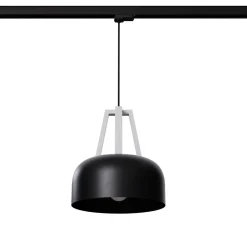 Lampa wisząca CASCO czarna/biała E27  3000K 7,5W 620lm