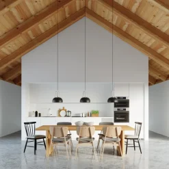 Lampa wisząca CASCO czarna/biała