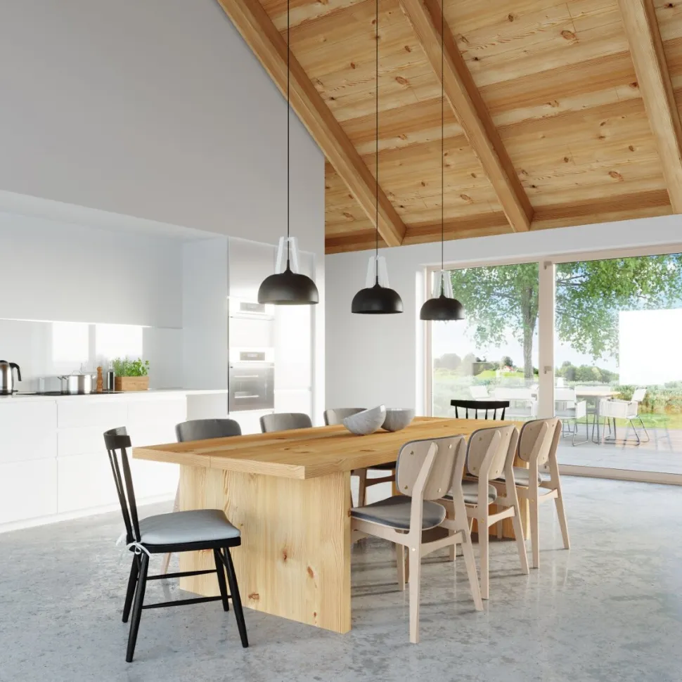 Lampa wisząca CASCO czarna/biała