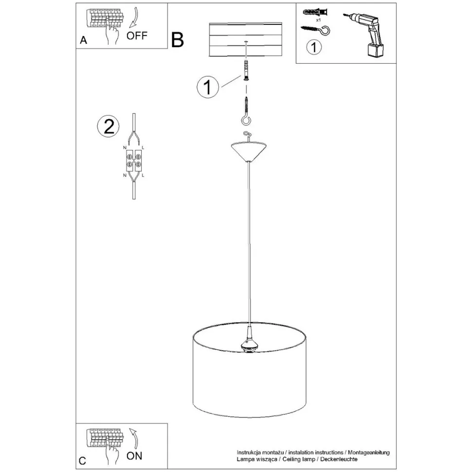Lampa wisząca CAT 40