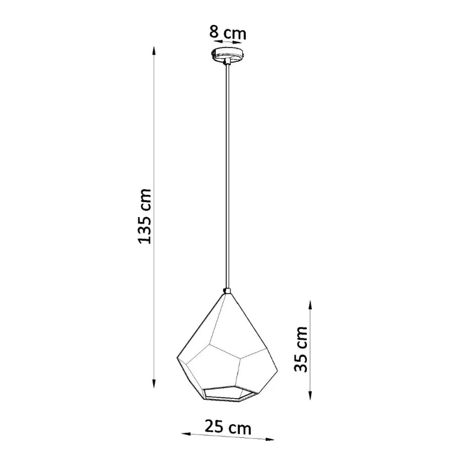 Lampa wisząca ceramiczna PAVLUS