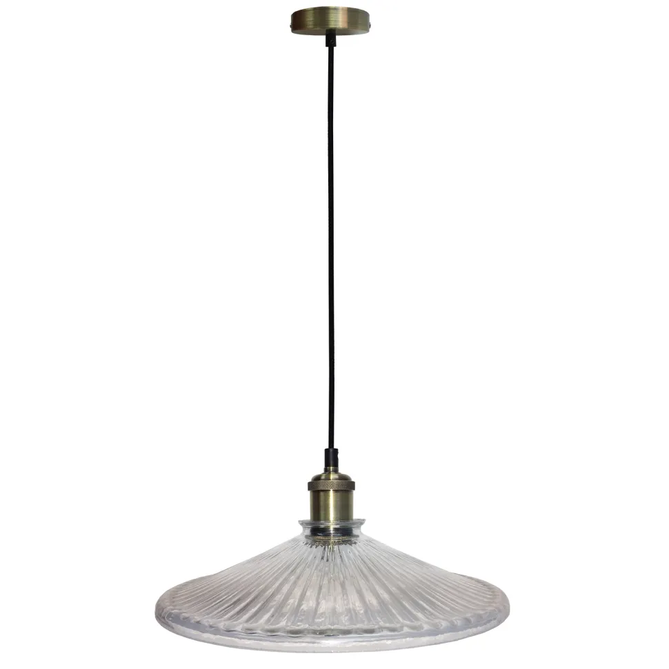 Lampa Wisząca Chester 300 mm Bezbarwny, Patyna