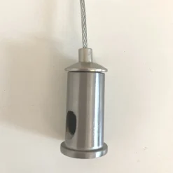 Lampa wisząca CIRCLE 100 LED nikiel szczotkowany 100 cm