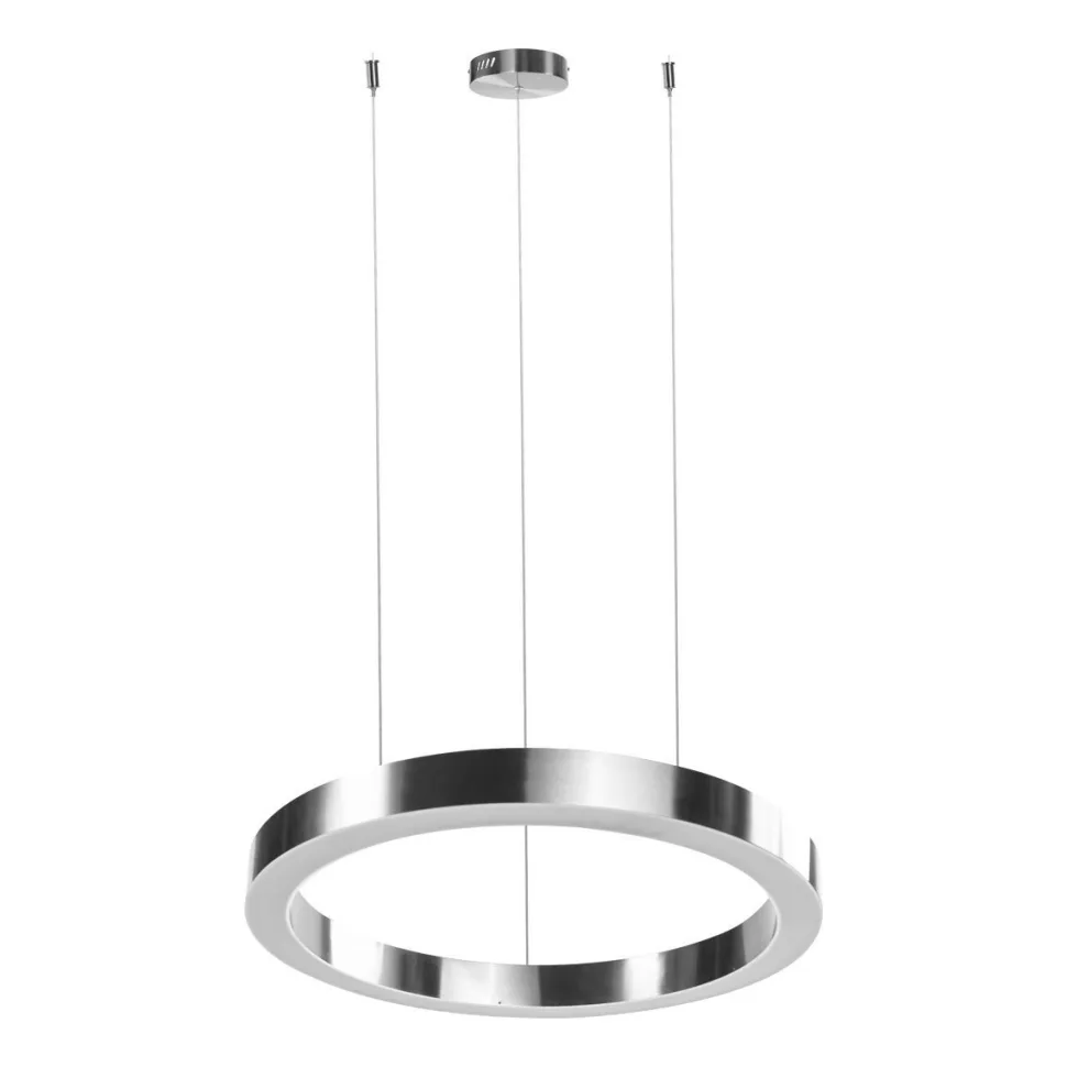 Lampa wisząca CIRCLE 60 LED nikiel szczotkowany 60 cm