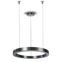 Lampa wisząca CIRCLE 60 LED nikiel szczotkowany 60 cm