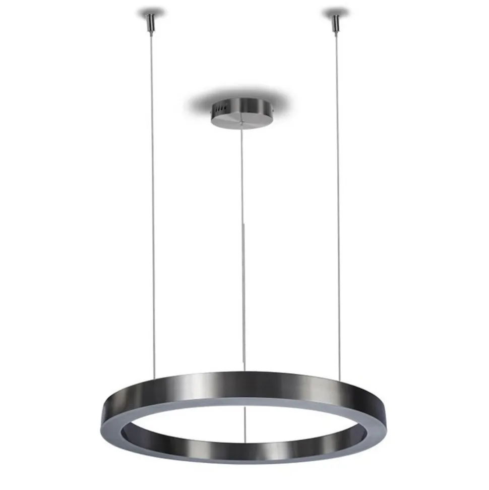 Lampa wisząca CIRCLE 60 LED nikiel szczotkowany 60 cm