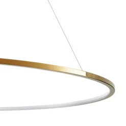 Lampa wisząca CIRCLE SLIM 120 LED złoty  120 cm