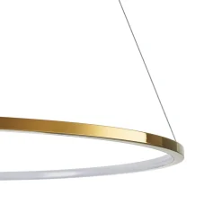 Lampa wisząca CIRCLE SLIM 80 LED złoty  80 cm