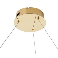 Lampa wisząca CIRCLE SLIM 80 LED złoty  80 cm