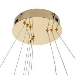 Lampa wisząca CIRCLE SLIM 40+60+80 LED  złoty 40 cm + 60 cm + 80 cm