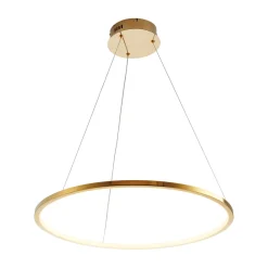 Lampa wisząca CIRCLE SLIM 60 LED złoty  60 cm