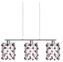 Lampa wisząca Classic 3x40W G9 burgund