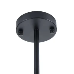 Lampa wisząca CLEX - 6P LED czarna 100  cm