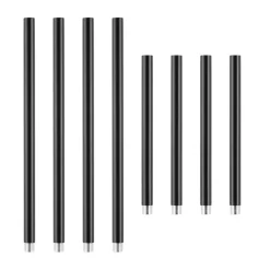 Lampa wisząca CLEX - 4P LED czarna 100  cm