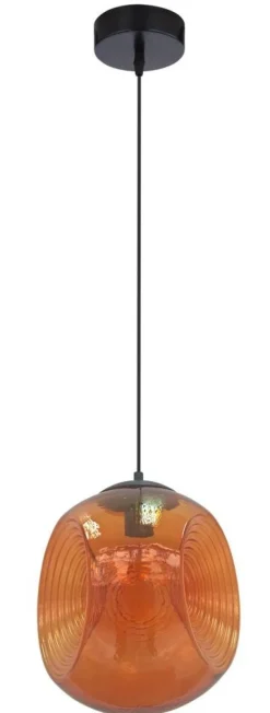 Lampa wisząca Club 28 1x60W E27  pomarańczowy