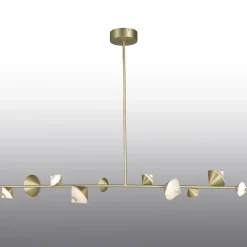 Lampa wisząca CONE LED złota 130 cm