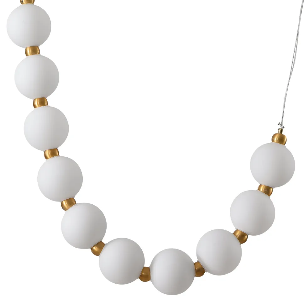 Lampa wisząca CORALLI S biało-mosiężna