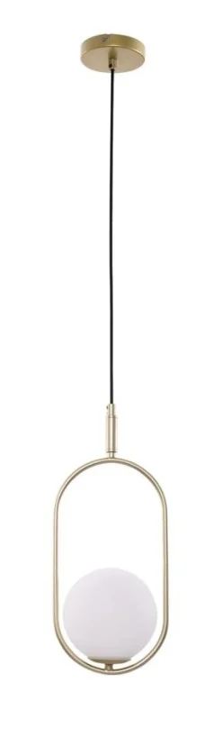 Lampa wisząca Cordel 1x28W G9 mosiądz