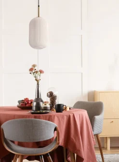 Lampa wisząca CRESTO biały+złoty 1x40W  E27 klosz biały